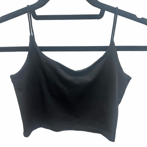 SHEIN Black Cropped Blouse Size Small